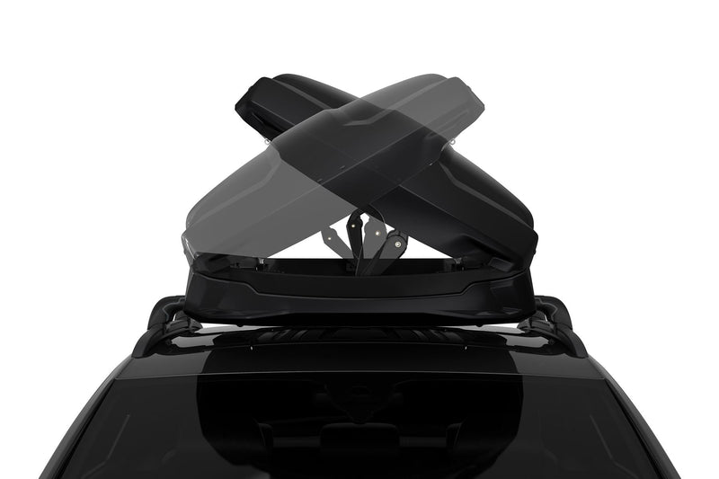 Thule Vector Alpine roof box black metallic Rooftop cargo carrier Thule - Bars 4 Cars