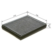 Bosch Cabin Air Filter (Pollen Filter) fits Mazda Demio 1998-2003 1.3 1.5