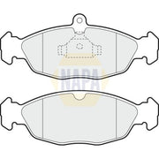 NAPA Front Brake Pad Set fits Daewoo Lanos 1997 on 1.3 1.5