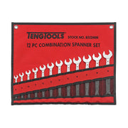 Teng Tools Combination Spanner Set Anti Slip Tool Roll 12 Pieces Teng Tools - Dynamic Drive