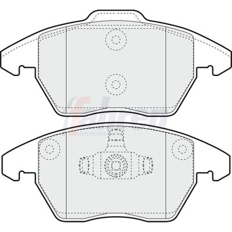 Fahren Front & Rear Brake Discs & Pads fits Peugeot 208 I 2012-2019 1.6