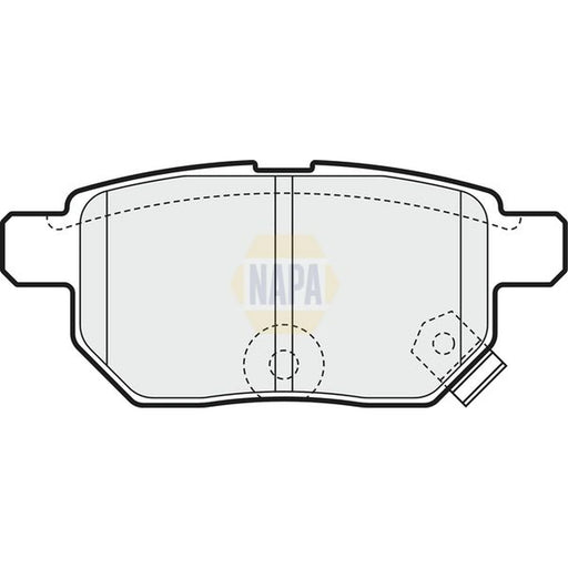 NAPA Rear Brake Pad Set NBP1036