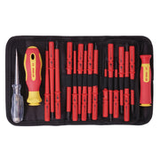 Draper XP1000 VDE Interchangeable Blade Screwdriver Set (18 Piece) 05776 Draper - Dynamic Drive
