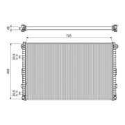 Valeo Engine Radiator 701305