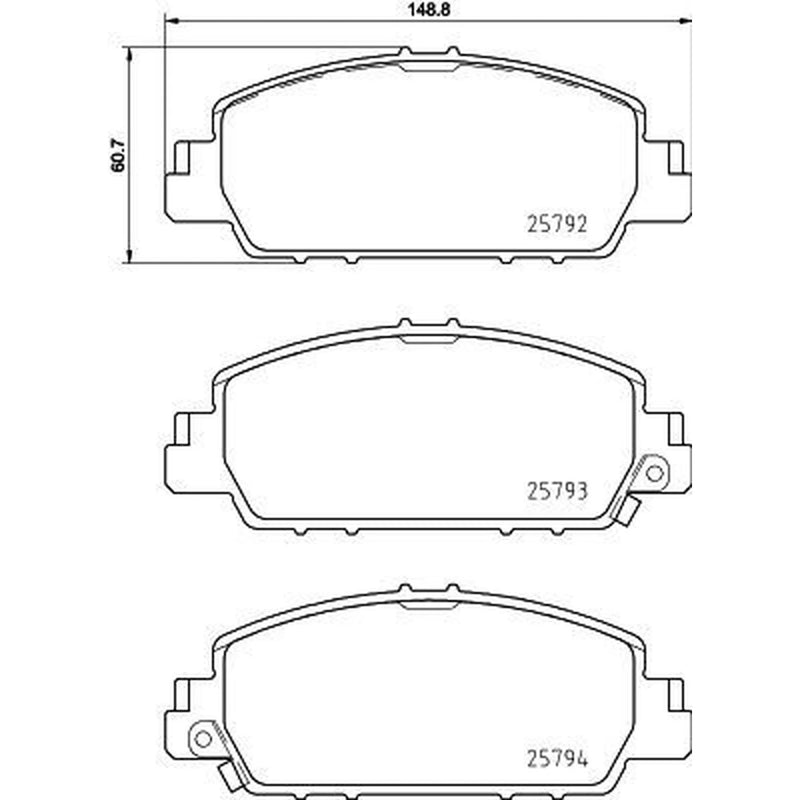 Mintex Front Brake Internally Vented Discs & Pads fits Honda Hr-V 2021 on 1.5