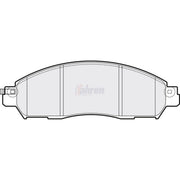 Fahren Front Brake Pad Set FBP3761