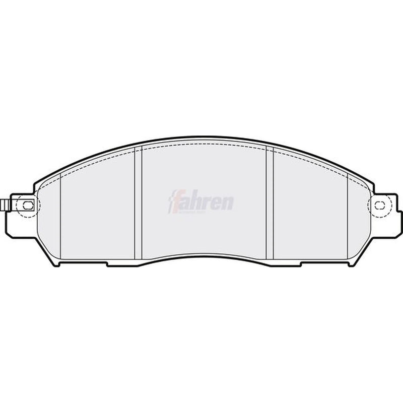 Fahren Front Brake Pad Set FBP3761