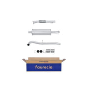 Hella End Silencer Rear fits Fiat Doblo 2001-2002 1.6