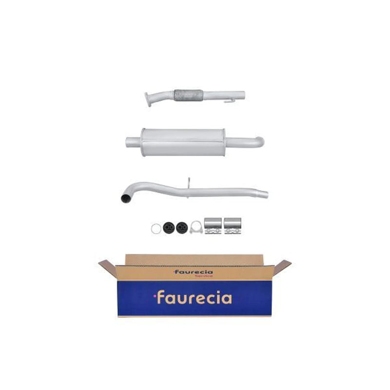 Hella End Silencer Rear fits Fiat Doblo 2001-2002 1.6