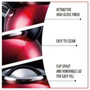 MDS1203 Liberty Red 2.5 Litre Whistling Kettle CW-T056-B1R Liberty Leisure UK - Dynamic Drive