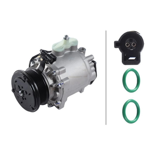 Hella Air Conditioning Compressor fits Ford Tourneo Connect 2002-2013 1.8