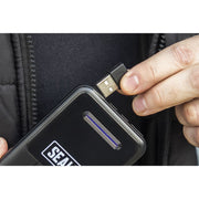 Sealey 5V Heated Rain Jacket with Power Bank 20Ah - Small HJ05KIT Sealey - Dynamic Drive