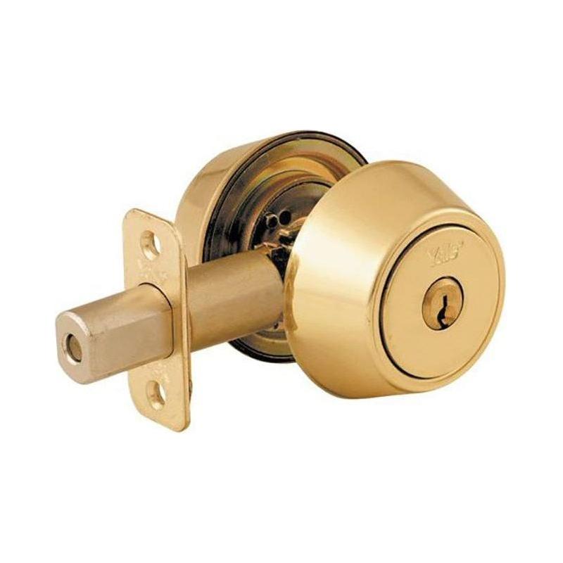 Yale Locks P5211 Security Deadbolt Polished Brass Yale Locks - Town Tools
