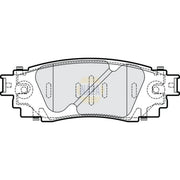 NAPA Rear Brake Pad Set fits Lexus Es 2018 on