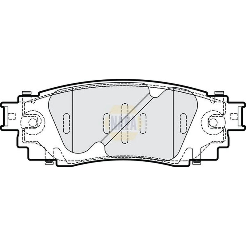 NAPA Rear Brake Pad Set fits Lexus Es 2018 on