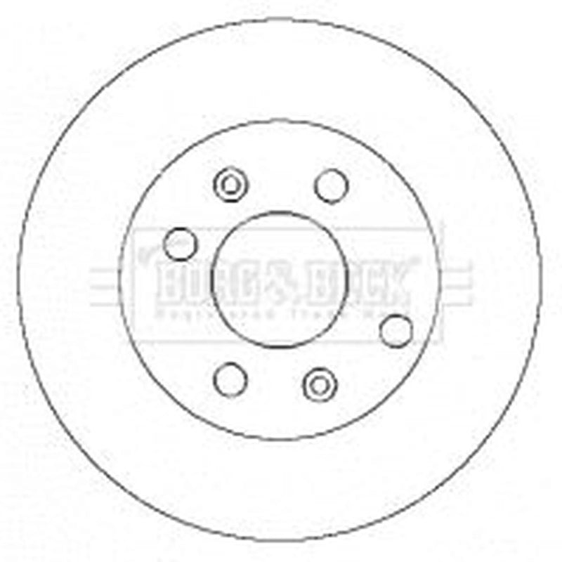 Borg & Beck Front Brake Vented Discs & Pads fits Hyundai Getz 2002-2010