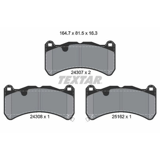 Textar Front Brake Pad Set 2430701