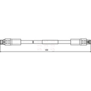 Apec Brake Hydraulic Hose Line Front fits Audi A8 D3 2003-2010 4.0 4.2 6.0