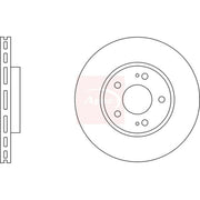 Apec 2 x Vented Front Brake Discs DSK2856-x2
