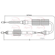 Apec Handbrake Cable Left Rear fits Jaguar X-Type I 2005-2009 2.2