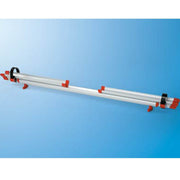 Fiamma Carry Bike Rail Quick C 128 Red & Quick Safe Straps Grove  - Dynamic Drive