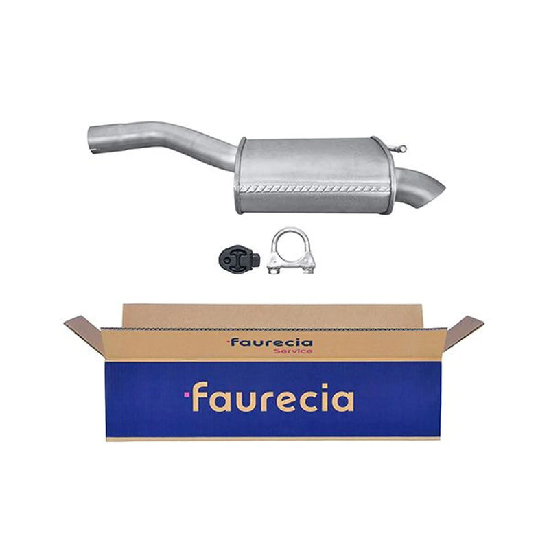 Hella End Silencer Rear fits Ford Focus I 1998-2004 1.8