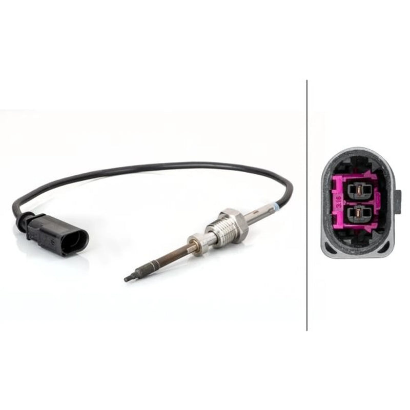 Hella Exhaust Gas Temperature Sensor before soot particu fits Audi A4 Allroad B8