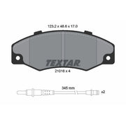 Textar Front Brake Pad Set 2101602