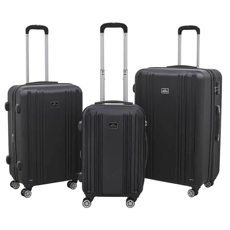 Dellonda 3-Piece Lightweight ABS Luggage Set with TSA Lock Dellonda  - Dynamic Drive