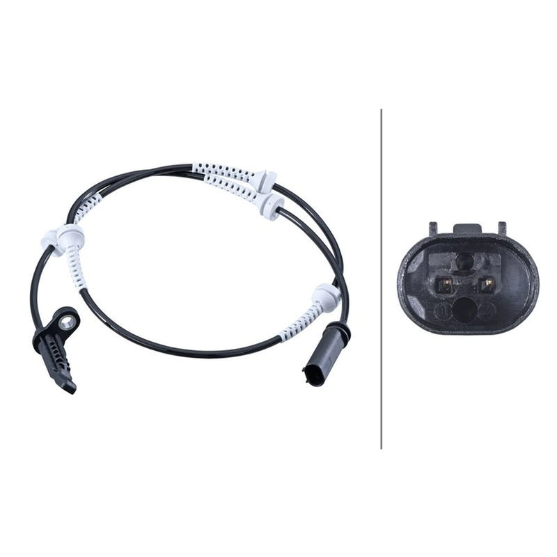 Hella ABS Wheel Speed Sensor Rear 6PU 358 216-831