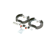 Bosch Brake Shoe Set Axle Kit fits Ford Fiesta VII 2017-2020 1.0 1.1 1.5