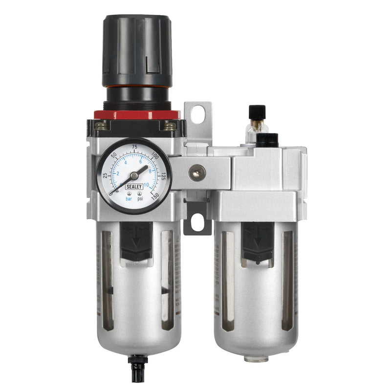 Sealey Air Filter/Regulator/Lubricator High Flow SA4001 Sealey - Dynamic Drive