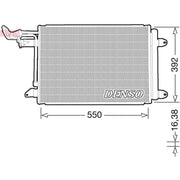Denso Air Conditioning Condenser fits Audi A3 2000-2013 1.2 1.4 1.6 1.8 1.9 2.0
