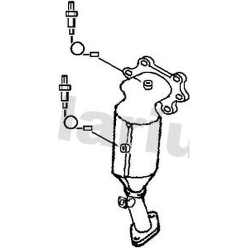 Klarius Catalyst Type Approved With Pipe fits Honda Civic IX 2012-2016 1.8