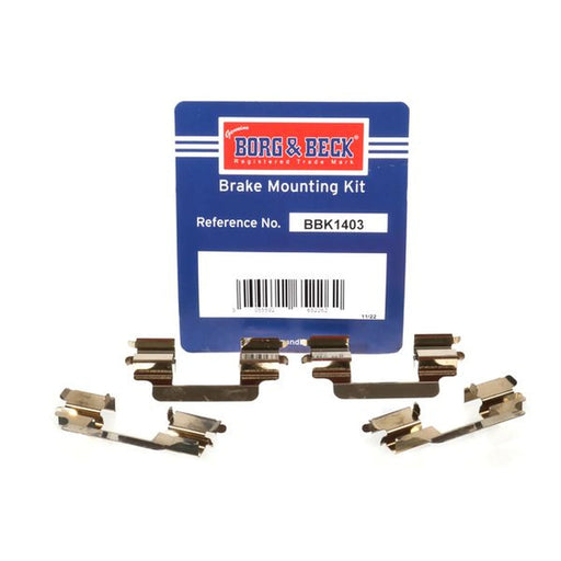 Borg & Beck Brake Pad Accessory Fitting Kit Front BBK1403