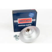 Borg & Beck 2 x Solid Rear Brake Discs BBD6150S-x2