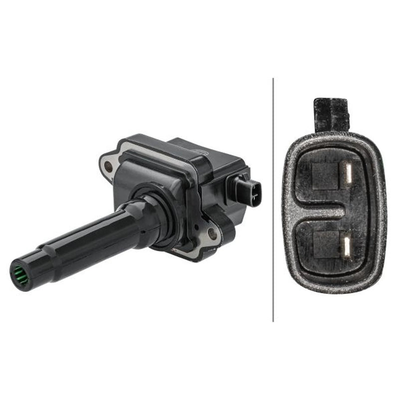 Hella Ignition Coil Pack fits Kia Retona Closed Off-Road Vehicle 2000-2001 2.0