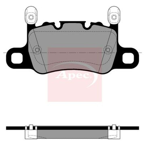 Apec Rear Brake Pad Set fits Porsche 911 2020-2025 3.0 3.8