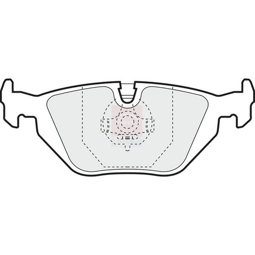 Apec Rear Brake Vented Discs & Pads fits BMW 3 1995-1999