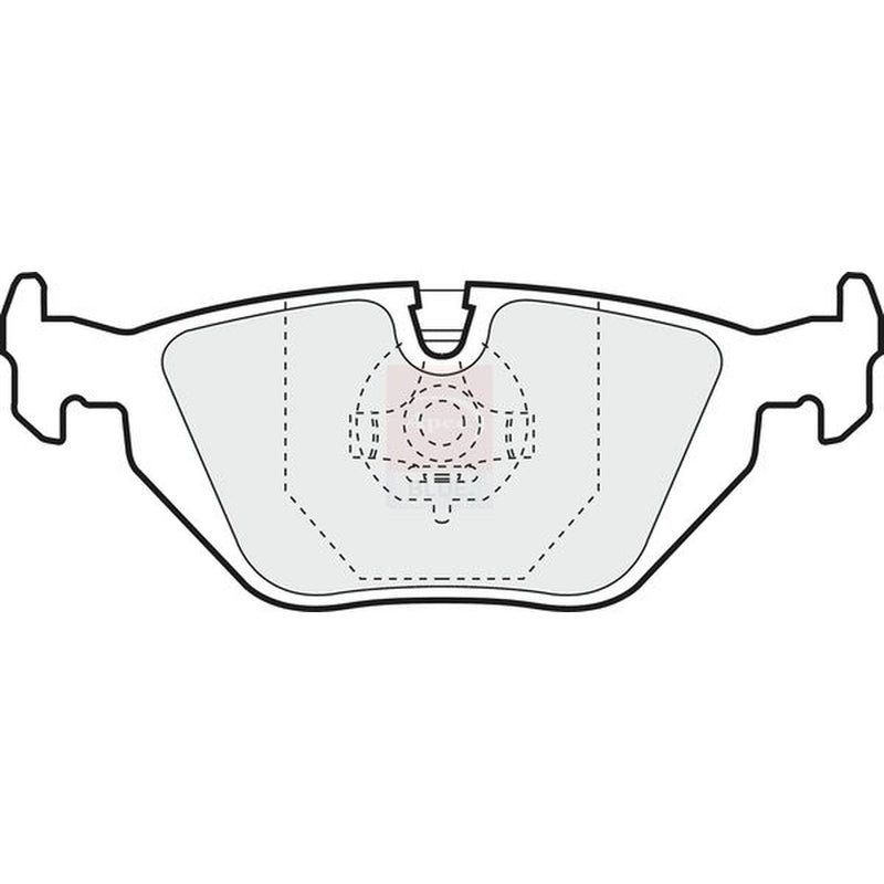 Apec Rear Brake Pad Set fits BMW 3 1990-1999