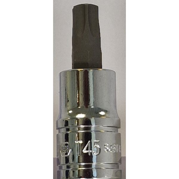 Carlyle Hand Tools Tampe Star Bit - T45H - 3/8In. Drive Socket T45H Carlyle Hand Tools - Dynamic Drive