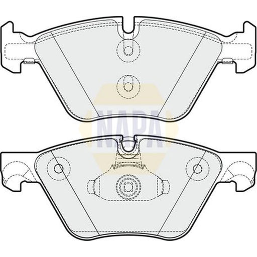 NAPA Front Brake Pad Set NBP1597