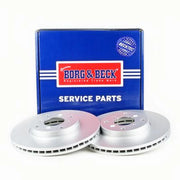 Borg & Beck Front & Rear Brake Discs & Pads fits Honda Accord 1998-2003 2.0