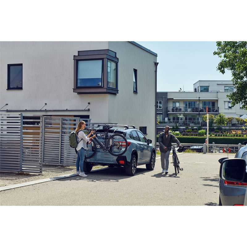 Thule Out Way Hanging two-bike hanging trunk bike rack aluminium Boot Bike Rack Thule - Bars 4 Cars