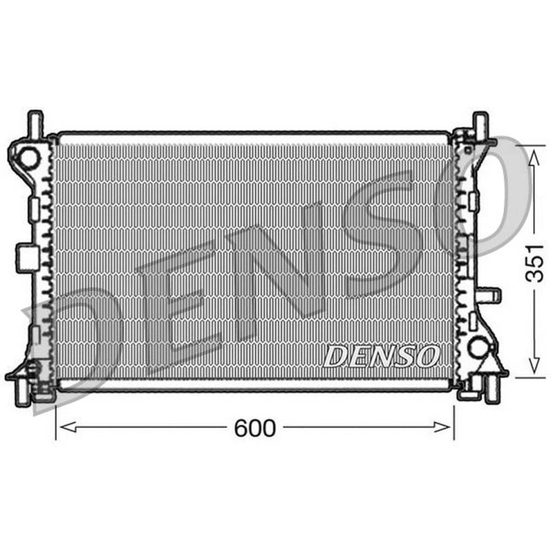Denso Engine Radiator fits Ford Focus I 1998-2005 1.8 2.0