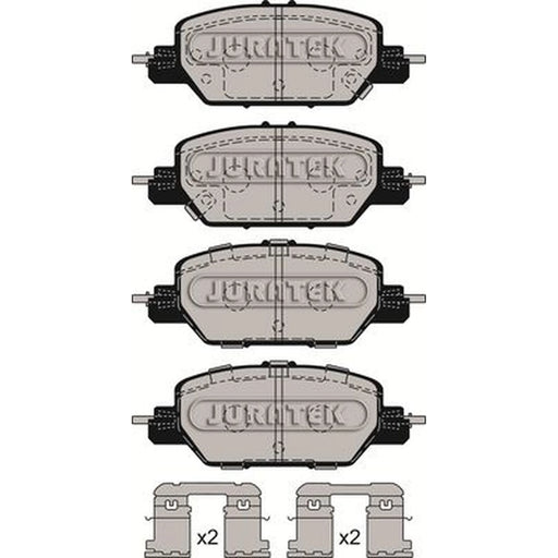 Juratek Rear Brake Pad Set fits Honda Cr-V V 2016-2018 1.5 2.0