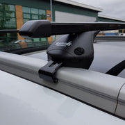 Steel Locking Roof Rack Cross Bars fits Jeep Compass 2017-2020 Summit  - Dynamic Drive