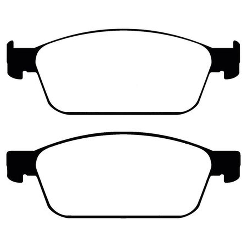 Abtex Front Brake Pad Set fits Ford Focus III 2012-2017 2.0