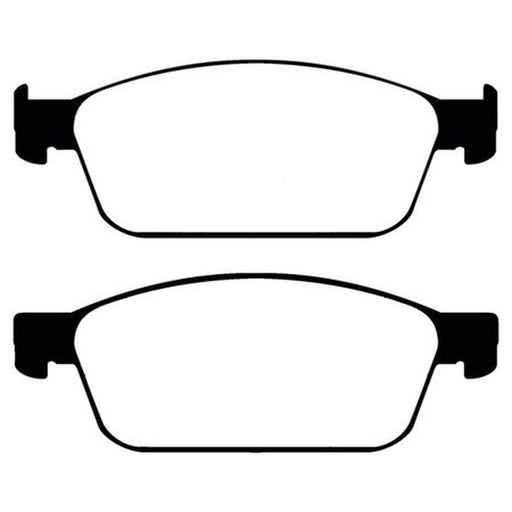 Abtex Front Brake Pad Set fits Ford Focus III 2012-2017 2.0