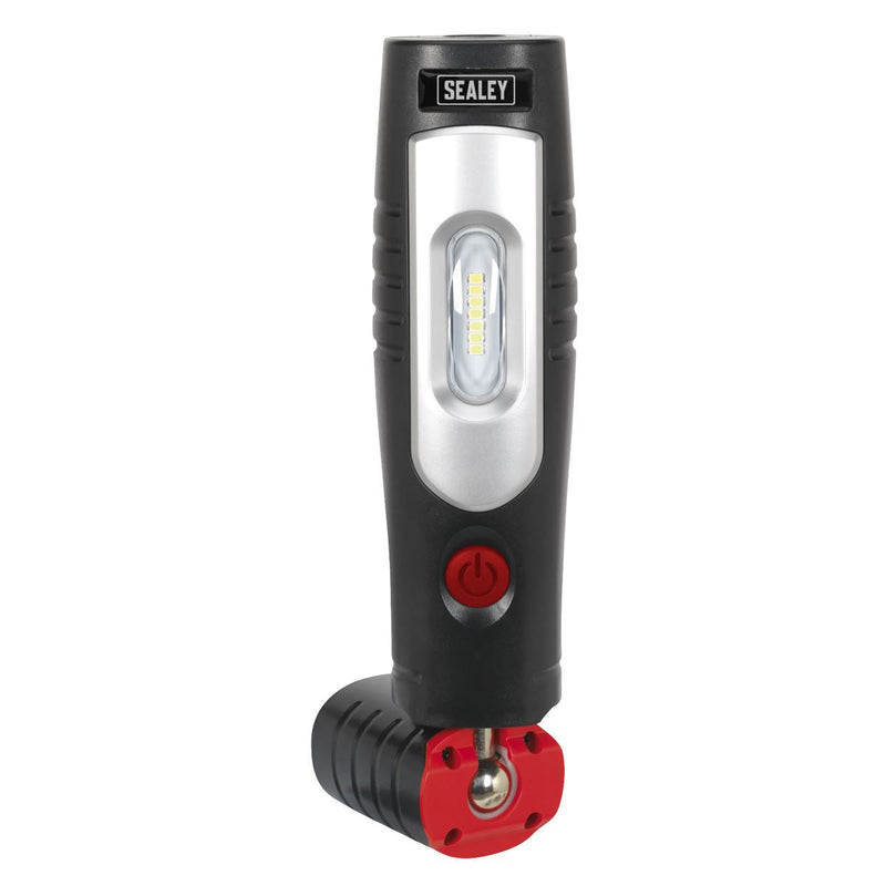 Sealey Rechargeable 360 Inspection Light 7 SMD & 3W SMD LED Black Lithium-ion Sealey - Dynamic Drive